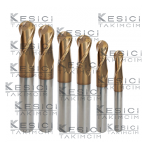 58 HRC Ø4-Ø12 mm KARBÜR KÜRE FREZE 30'LU SET