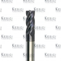 48 HRC Standart Karbür Düz Freze